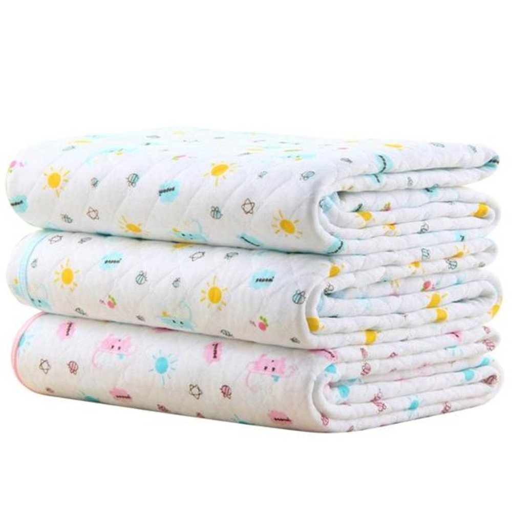 Waterproof Changing Pads Portable - Breathable Leak Proof Mattress Pad Protector